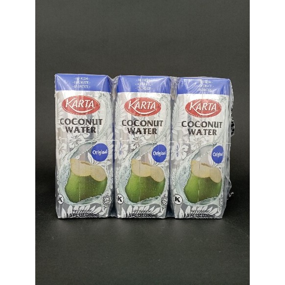 DR0044 KARTA COCONUT WATER ORI (250ml) VLT Frozen Foods